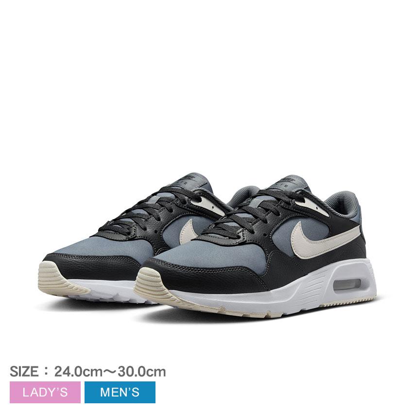 ナイキ エアマックス SC NIKE スニーカー メンズ レディース グレー ブラック 黒 AIR MAX SC CW4555 シューズ ブランド 軽量 ローカット シンプル カジュアル スポーティ スポーツ アウトドア レジャー 靴 おしゃれ 運動 国内正規品画像
