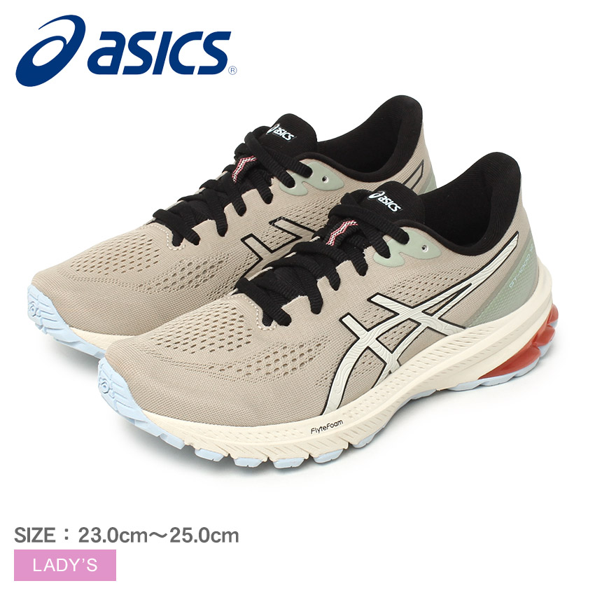 【楽天市場】アシックス GT-1000 12 TR ASICS トレイルランニングシューズ レディース ベージュ 1012B575 靴