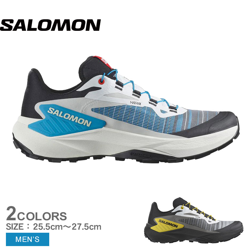 サロモン GENESIS SALOMON トレイルランニングシューズ メンズ グレー ホワイト 白 L47762800 L47763400 靴 シューズ スニーカー ローカット アウトドア ランニング トレイル トレイルランニング スポーティ 運動 レジャー 岩場|slz||Z-CRAFT