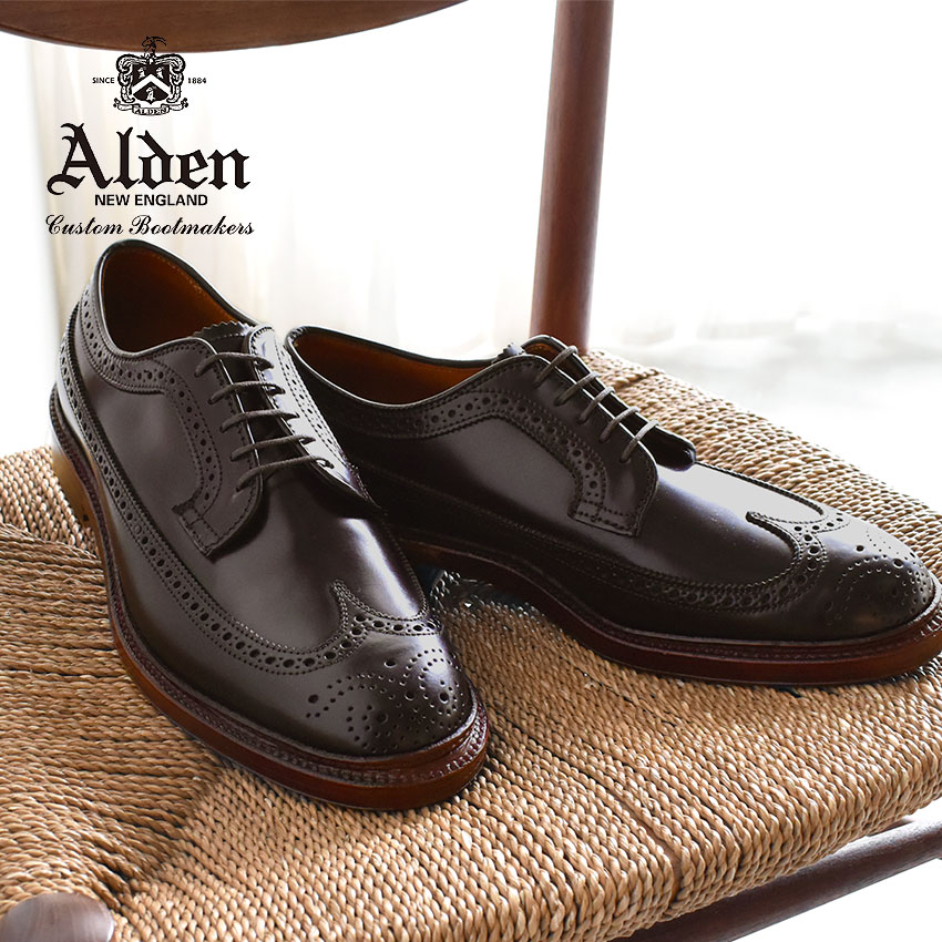 オールデン ALDEN 9901 6 1/2Dコードバン プレーントゥ ブラック-