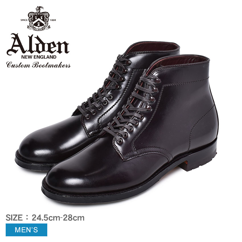 楽天市場】ALDEN オールデン ドレスブーツ POLACCO CORDOVAN BOOT