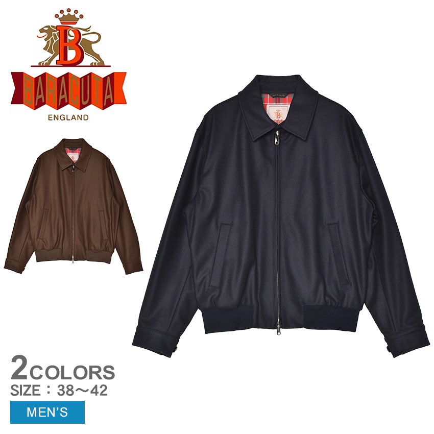 バラクータ メルトンジャケット BARACUTA MELTON G18 メンズ ブルー 青 ブラウン 茶 BRCPS1130 トップス ウェア 羽織 上着 ジャケット 保温 上品 おしゃれ ブランド トラッド シンプル キレカジ プレゼント ギフト ブラック 黒