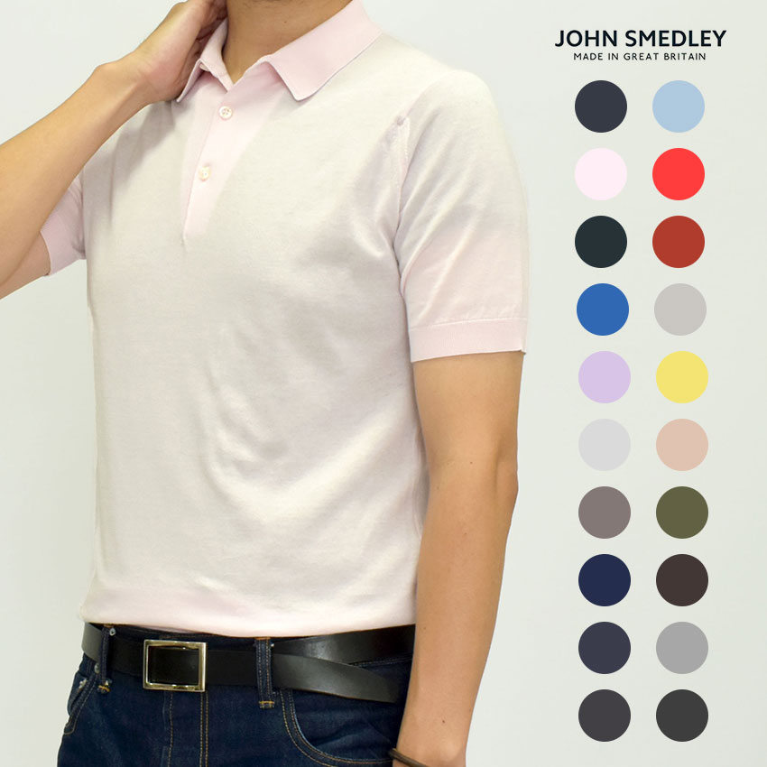 JOHNSMEDLEYブラック クルーネック 半袖ニット 楽天市場】【36％OFF！FINALセール対象商品】JOHN SMEDLEY