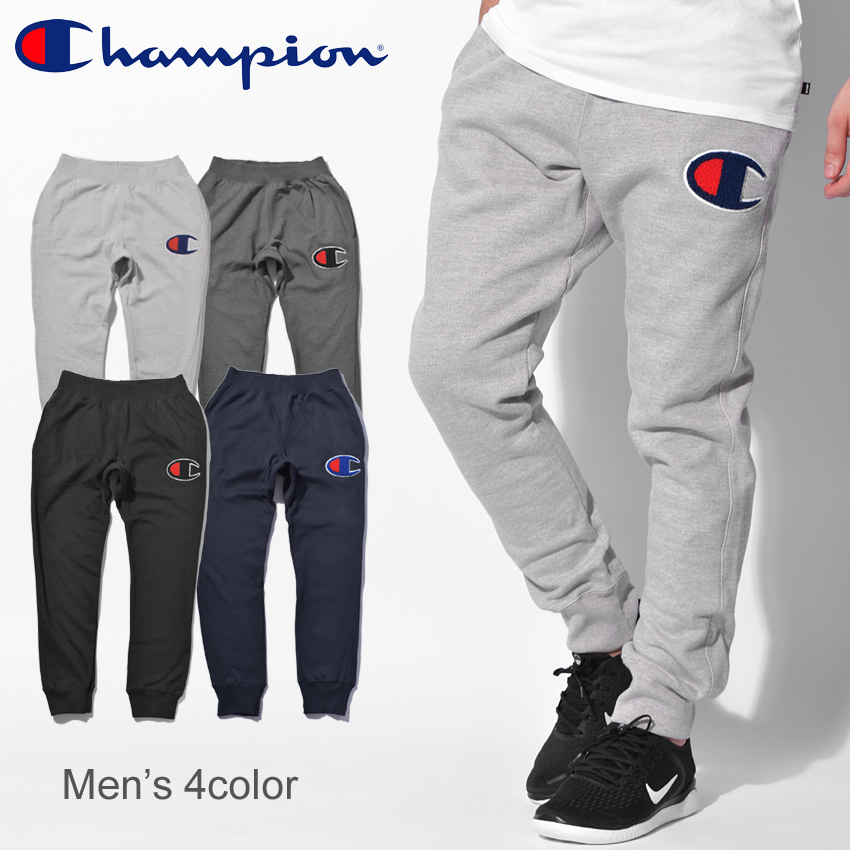 champion joggers big logo