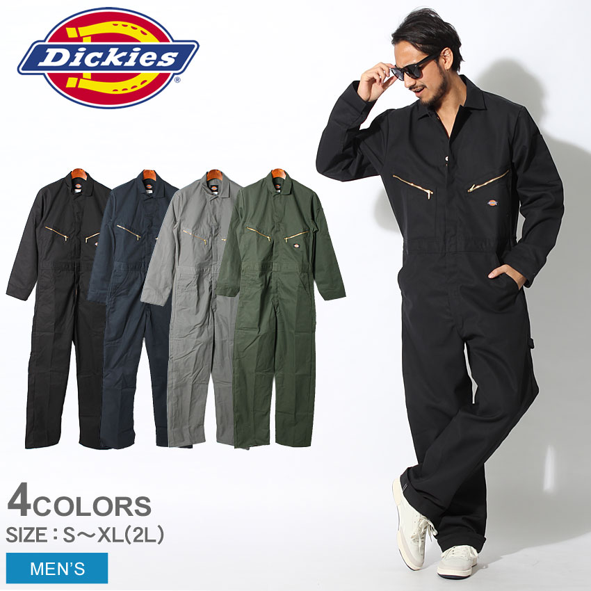 ディッキーズ DICKIES つなぎ 長袖 デラックス ブレンド カバーオール