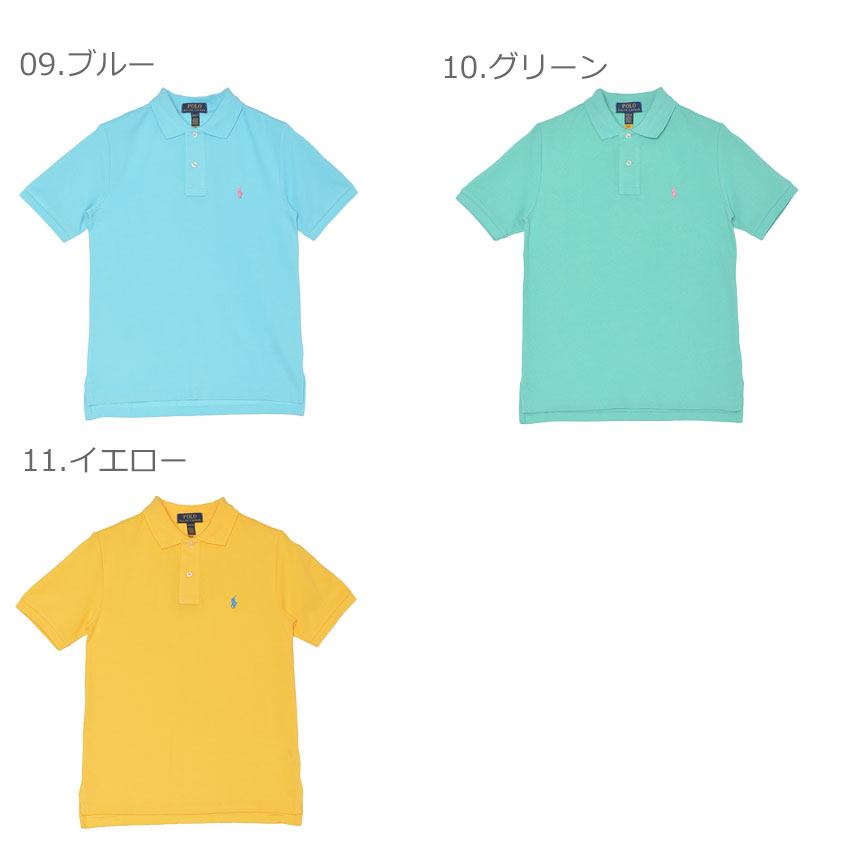 ポロ ラルフローレン 半袖ポロシャツ メンズ レディース BOYSモデル
