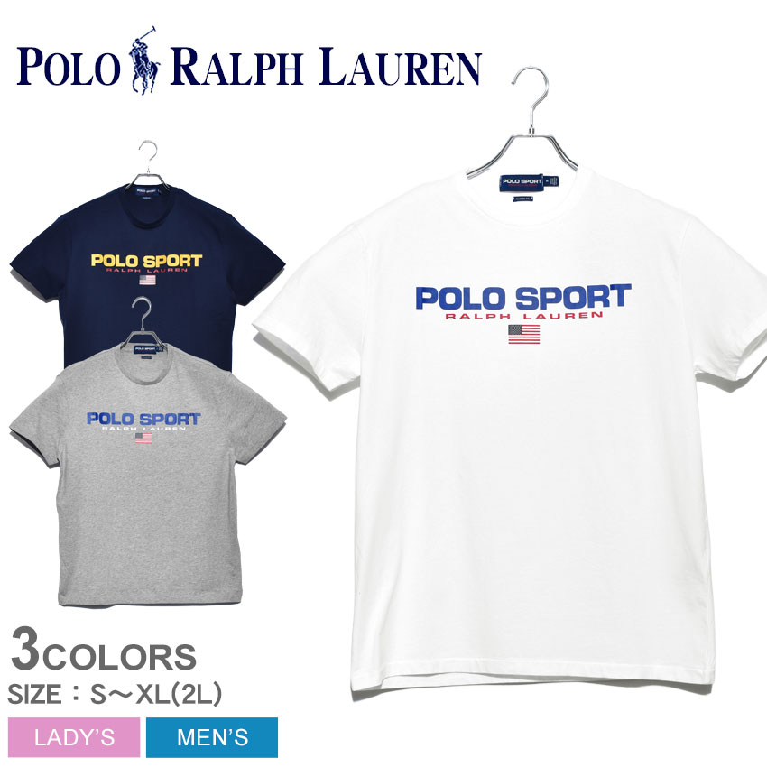 楽天市場 メール便可 ポロ ラルフローレン 半袖tシャツ Polo Ralph Lauren スポーツクラシックフィットtシャツ メンズ レディース ホワイト 白 ネイビー Sports Classic Fit Tee ブランド トップス Tシャツ ユニセックス ウェア カジュアル 無地 定番 Z Craft