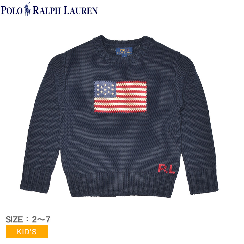 Ralph Lauren フード付きセーター 子供サイズXL ホワイト 楽天市場】ポロラルフローレン 子供服 ニット セーター フラッグ