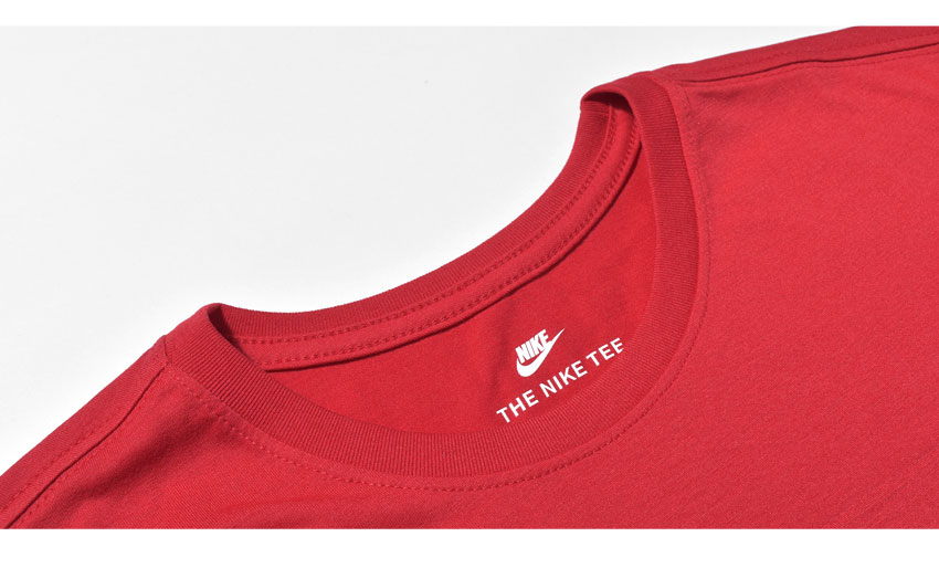 red nike tee shirt