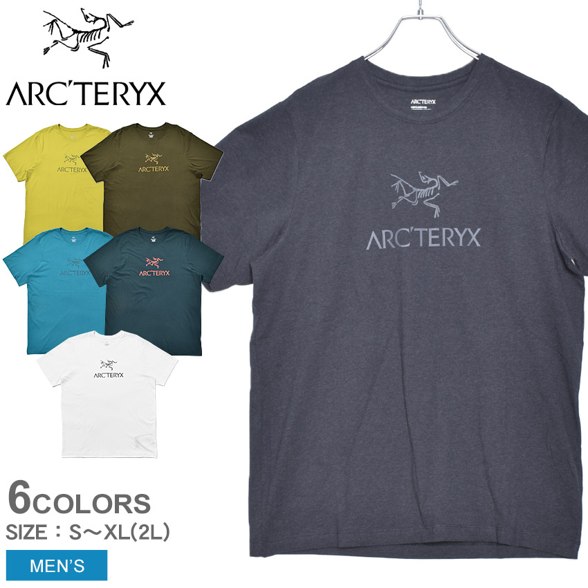 楽天市場 メール便可 Arc Teryx アークテリクス 半袖tシャツ アークワード Tシャツ Arc Word T Shirt メンズ スポーツ ウェア トップス ブランド シンプル カジュアル プリント ロゴ クルーネック 黒 白 Z Craft