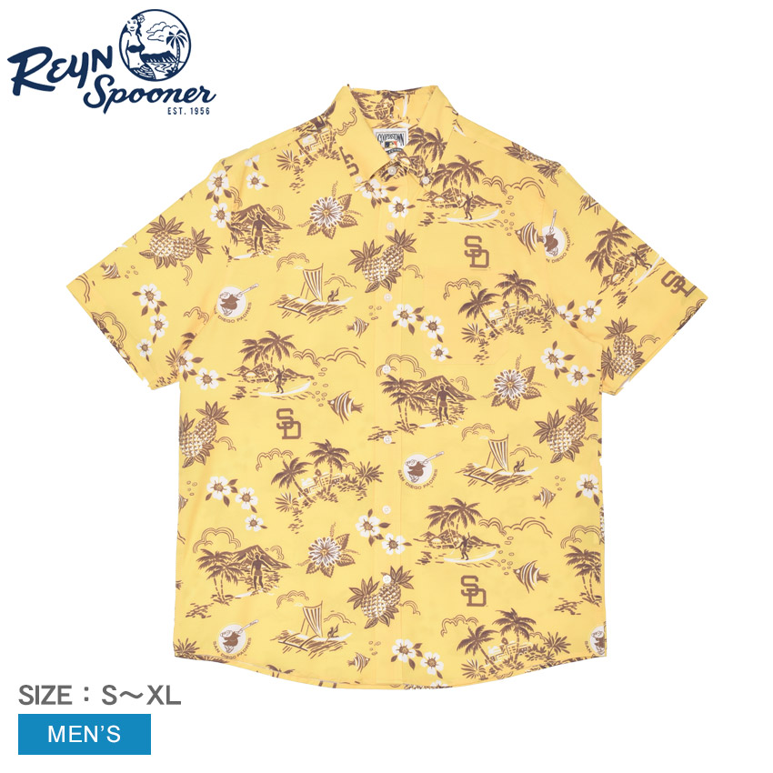 レインスプーナー x MLB サンディエゴ・パドレス アロハシャツ 00s REYN SPOONER 