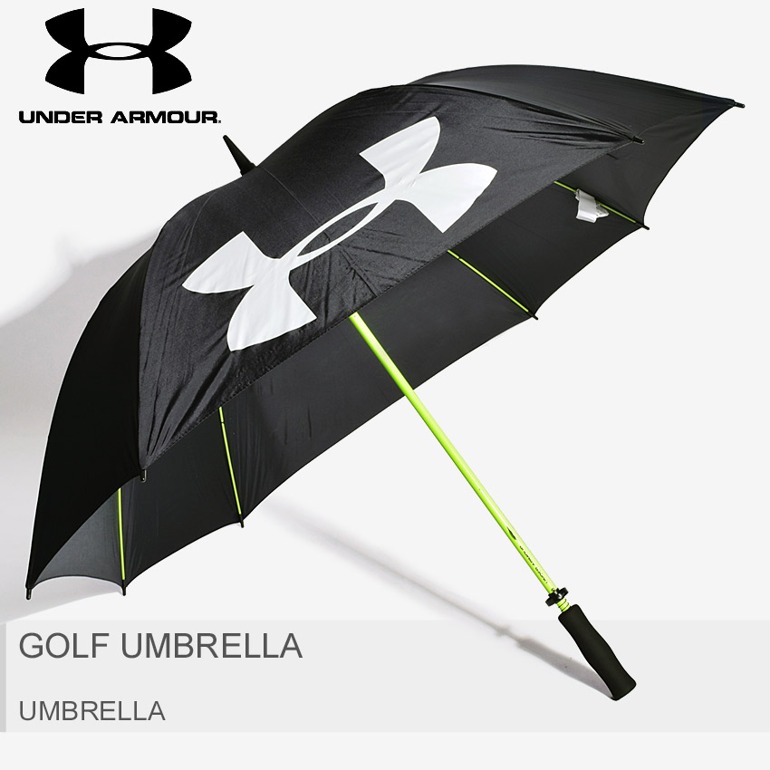 【楽天市場】UNDER ARMOUR アンダーアーマー 傘 ブラックゴルフアンブレラ GOLF UMBRELLA1279919 001：ZCRAFT