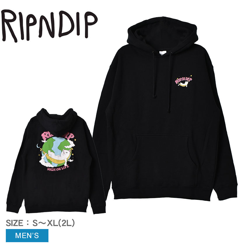 楽天市場】＼BLACK FRIDAYセール開催中☆／RIPNDIP パーカー リップン