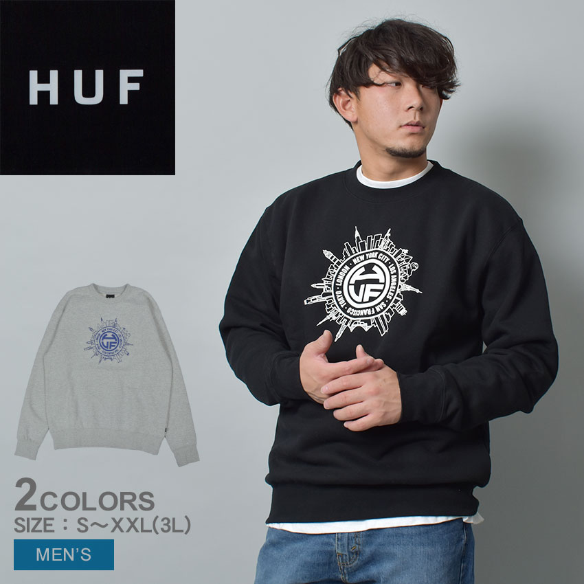 楽天市場】＼ゆく年くる年SALE開催中☆／ハフ トレーナー HUF ホーム