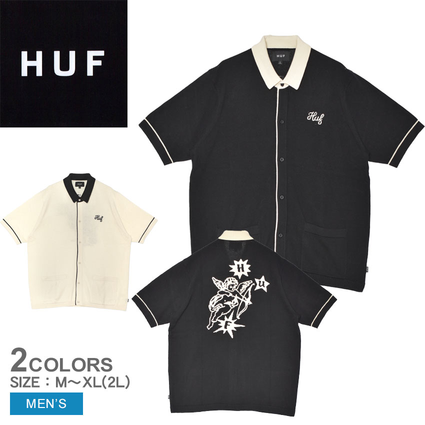 HUF AVALON CARDIGAN XL コムドットゆうた着用 コムドットゆうた着用】新品 HUF カーディガン ブラック size XL