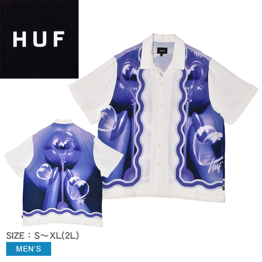 楽天市場】ハフ シャツ HUF リゾートシャツ 半袖 MANHATTAN TOP