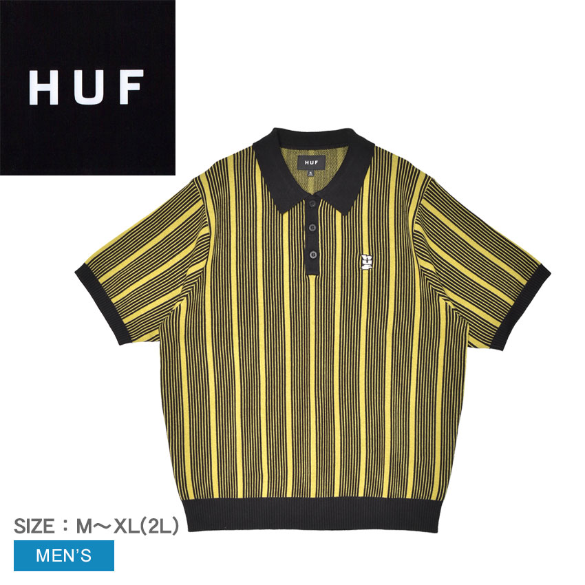 楽天市場】【処分クーポンで10％OFF】ハフ ニットポロシャツ HUF