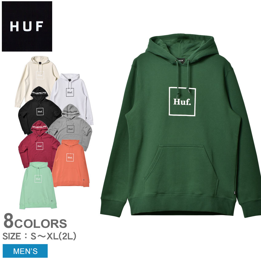 楽天市場】ハフ パーカー HUF ボックスロゴ プルオーバーフーディ