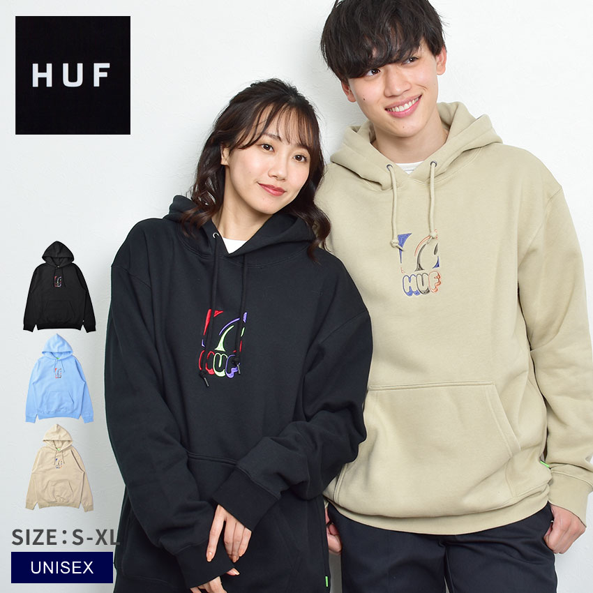 楽天市場】ハフ パーカー HUF ボックスロゴ プルオーバーフーディ