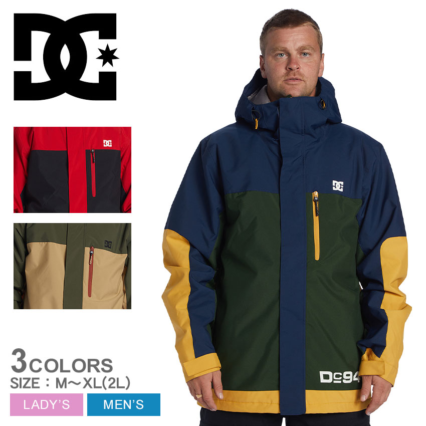DCシューズ ジャケット DCSHOECOUSA DEFIANT JACKET メンズ レディース ネイビー 紺 カーキ レッド 赤 ADYTJ03084 スキー 雪 スノー スノージャケット スポーツ ウィンタースポーツ スタイリッシュ カジュアル 防寒 長袖 上着 国内正規品 ZSPO|slz|｜Z-CRAFT 19,835円