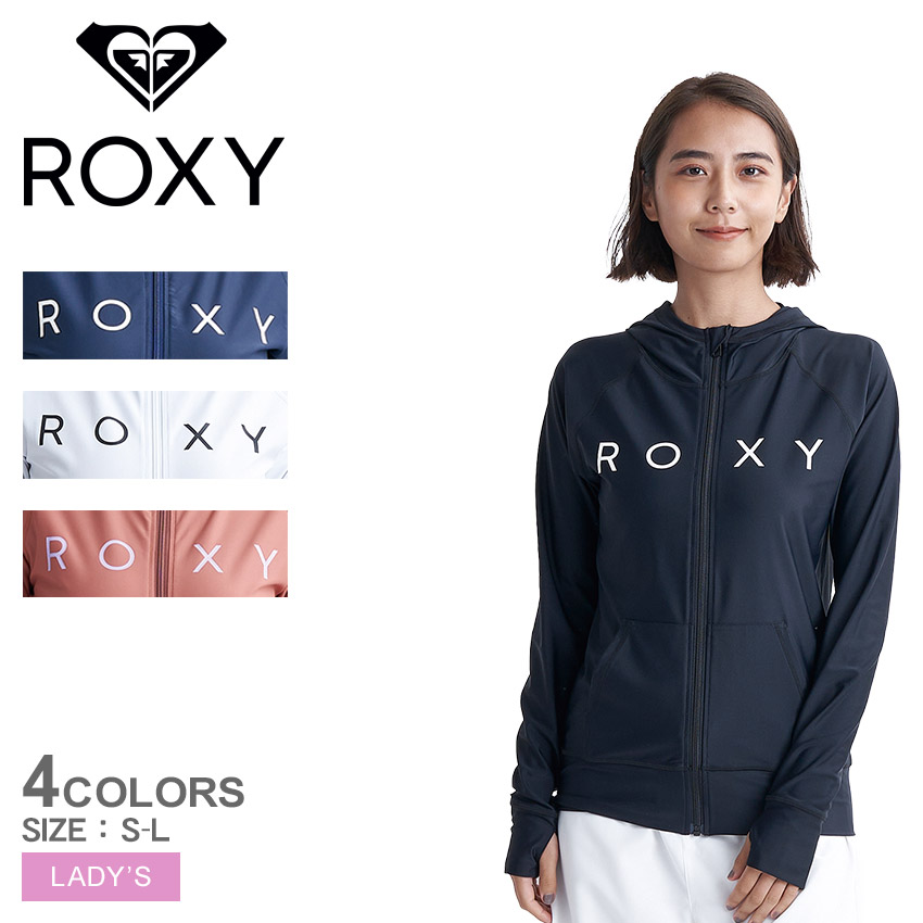 ROXY ロキシー 限定！ラッシュガード UPF50+ M ボタニカル 日焼け対策 UPF50+ 指穴あり ラッシュパーカー 定価9，720円 水陸両用 送料無料 TLY181104 ロキシー ラッシュガード パーカー キッズ ⁄UPF50+ プール