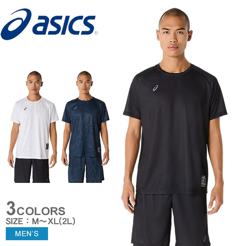専用です。アシックス  日本製  半袖シャツ アシックス（ASICS）（メンズ）ACTIBREEZEパネルジャカード半袖
