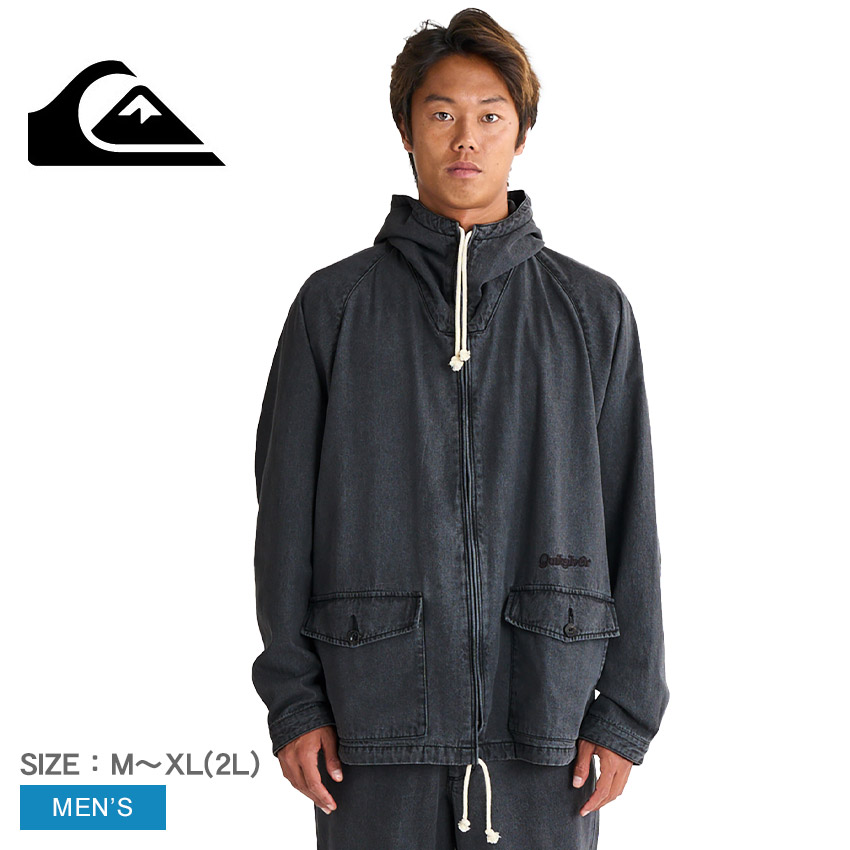 Quiksilver フード付きジャケット ベージュ/ブラック Quiksilver フード付きジャケット ベージュ/ブラック
