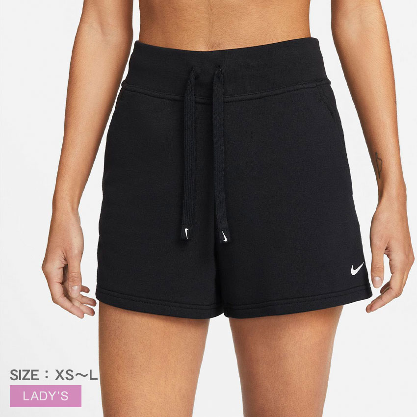 【ゆうパケット配送】ナイキ ハーフパンツ NIKE ウィメンズ DRI-FIT コア フリース ショート レディース ブラック 黒  DM7292 010 ズボン ボトムス ショートパンツ ハーフパンツ ブランド シンプル スポーティ カジュアル スポーツ ランニング ジョギング  Z-CRAFT