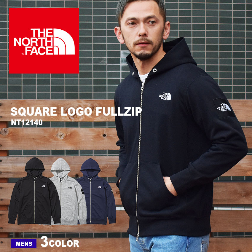 21人気特価 500円引きクーポン 対象 ザ ノースフェイス パーカー The North Face スクエアロゴフルジップ メンズ ブラック 黒 グレー ネイビー Square Logo Fullzip Nt ノースフェース ブランド アウトドア レジャー キャンプ カジュアル スポーティ スポーツ