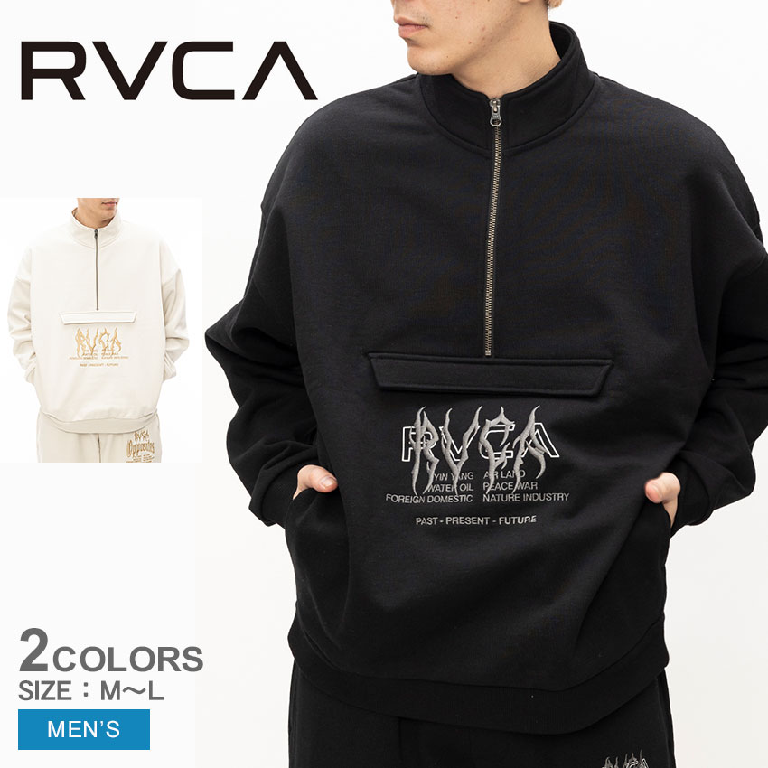楽天市場】ルーカ RVCA カットソー 長袖 メンズ コード ハーフ