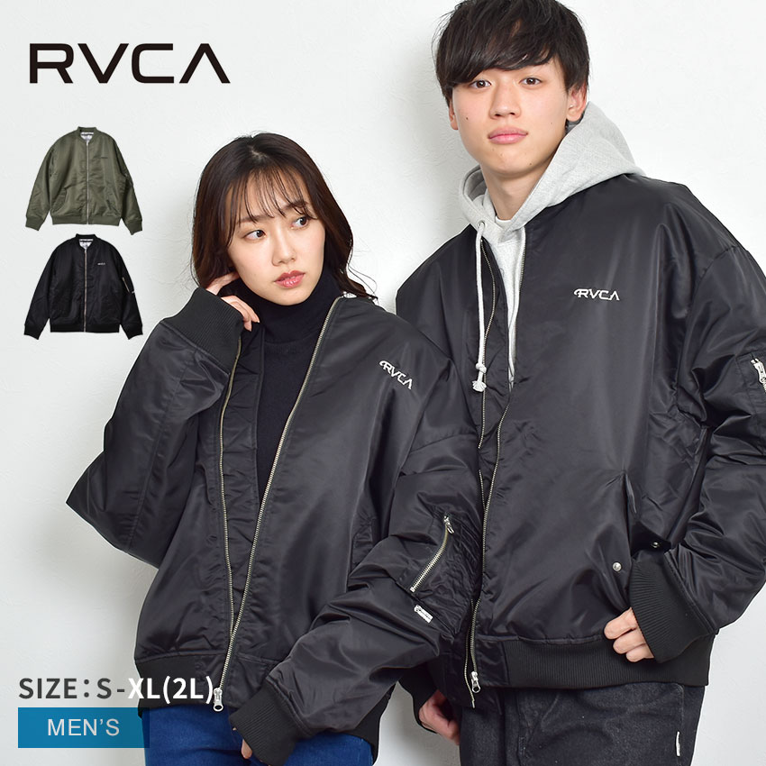 楽天市場】【店内全品☆P5倍！】ルーカ MA-1ジャケット RVCA BACK RVCA 