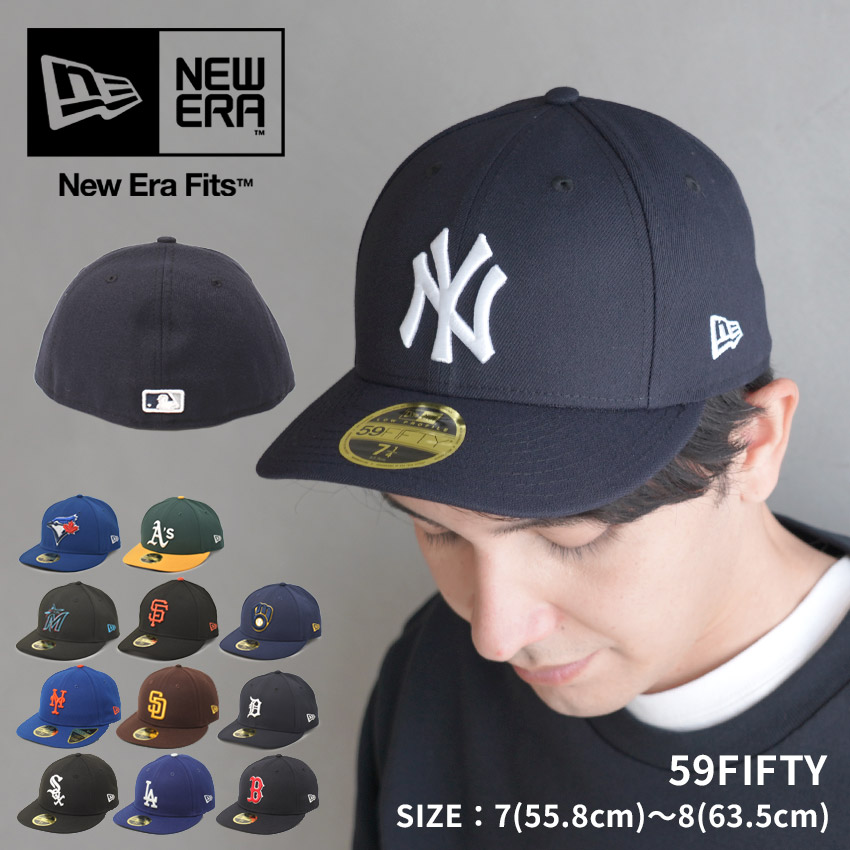 BlackEyePatch×New Era ロゴ刺繍6パネルキャップ ネイビー