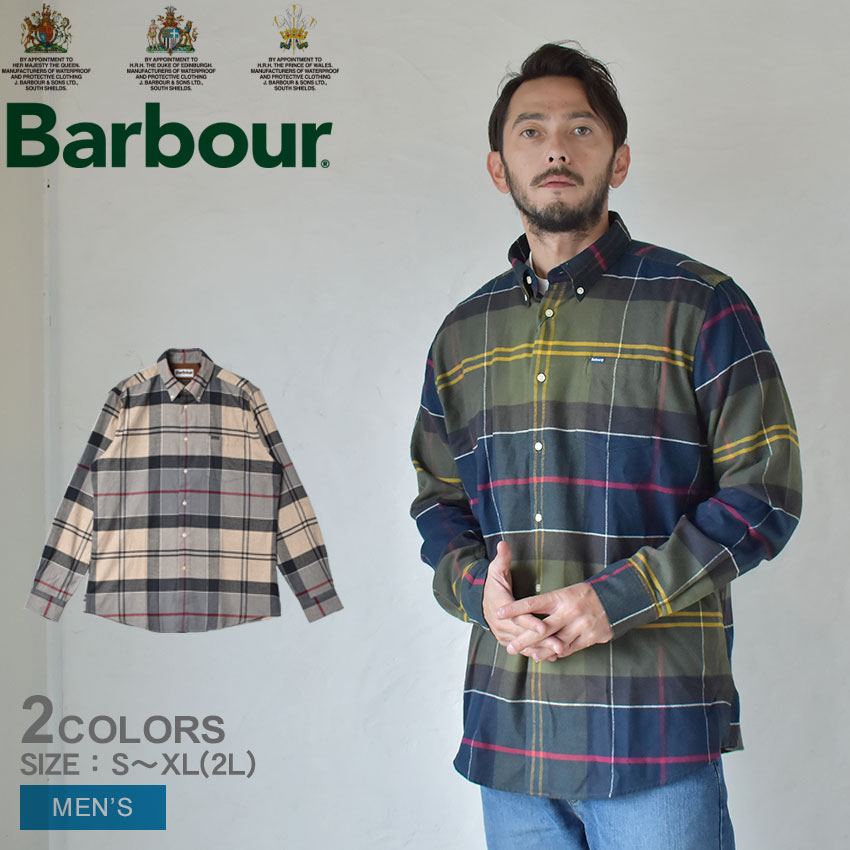 楽天市場】【店内全品☆P5倍！】バブアー 長袖シャツ BARBOUR ハリス