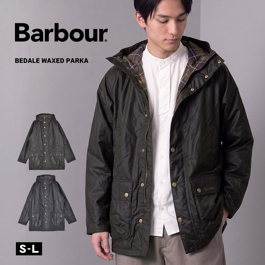 バブアー ジャケット BARBOUR ビデイル ワックスパーカー メンズ ネイビー 紺 カーキグリーン BEDALE WAX PARKA MWX2494 ウェア アウター ジャケット ワックスコットン オイルドジャケット フード付き 牛革 レザー バーブァー 長袖 羽織り|slz|｜Z-CRAFT