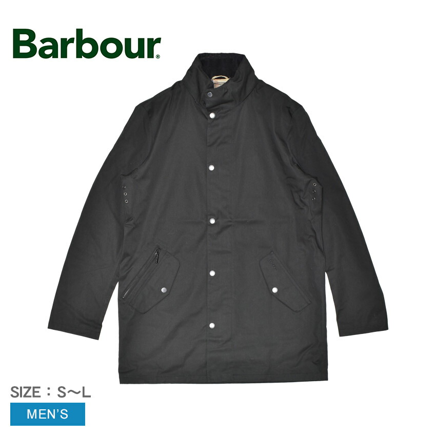 バブアー ジャケット BARBOUR チェルシー ウォータープルーフ ジャケット メンズ ブラック 黒 Chelsea Waterproof Jacket MWB1144 アウター ジャケット スナップボタン ジッパー フード 長袖 羽織 防寒 カジュアル ボタン留め 完全防水|slz|