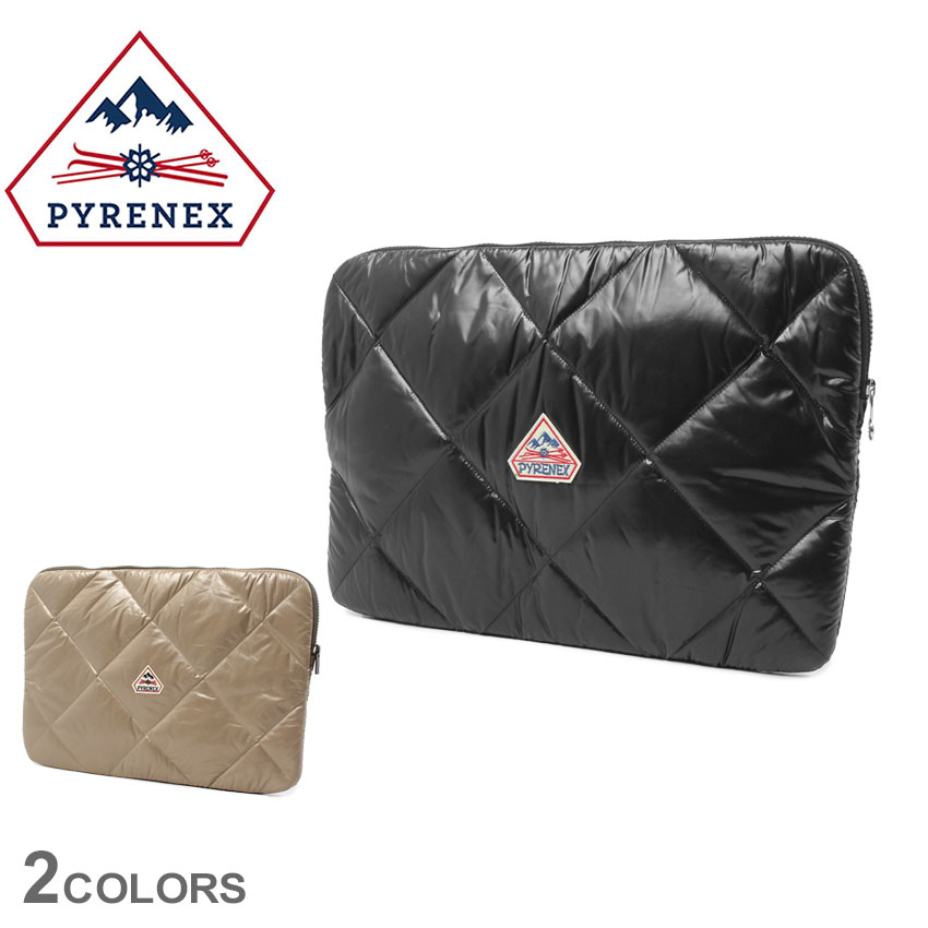 ピレネックス ラップトップスリーブ PYRENEX THOR BAG ゴールド ブラック 黒 HWY041 タブレットケース パソコンケース PCケース クッション ケース 収納 持ち運び スリーブケース インナーバッグ ロゴ キルティング シンプル プレゼント|slz|｜Z-CRAFT