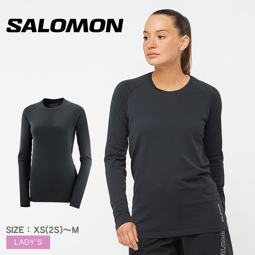 楽天市場】サロモン 長袖Tシャツ SALOMON CROSS RUN レディース