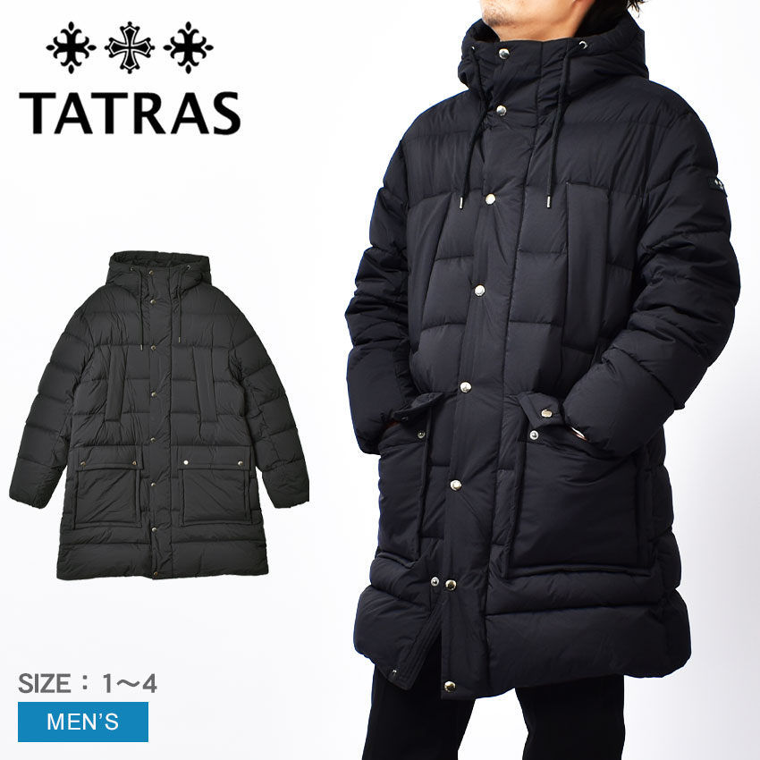 高評価! 【極美品❗️お買得‼️】TATRAS ネイビー ベルボ ダウンジャケット タトラス - ダウンジャケット