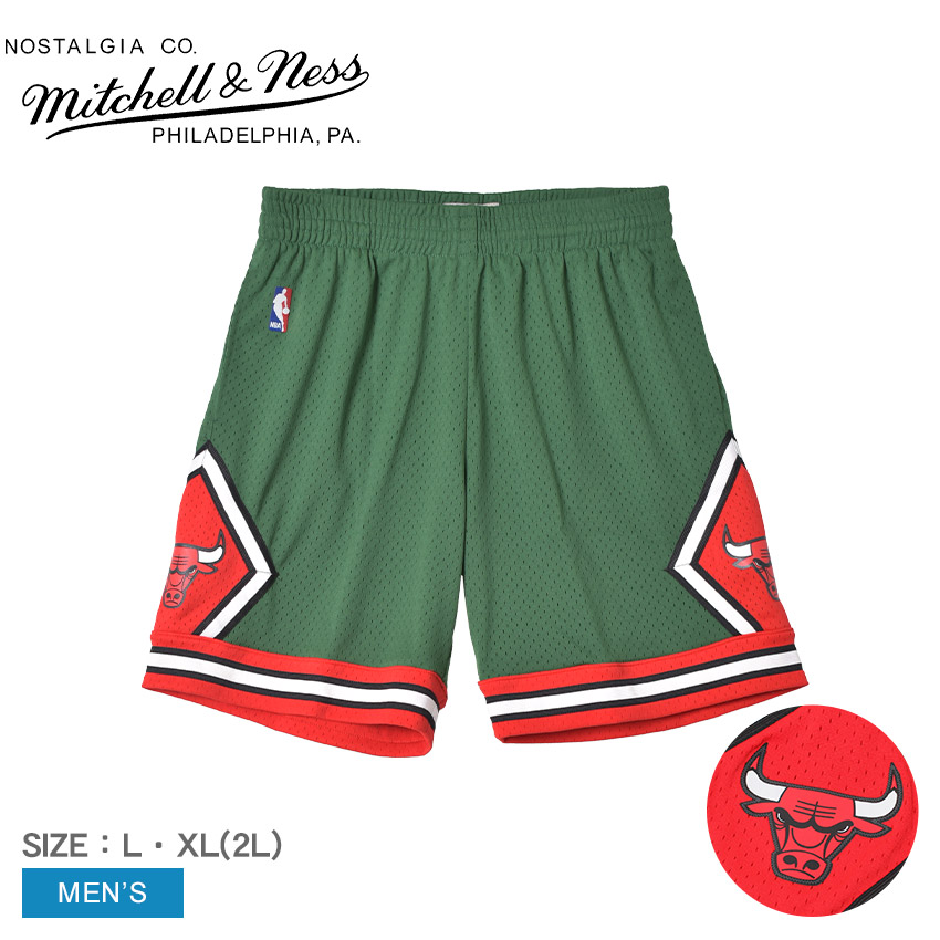 Just Don × Mitchell & Ness シカゴ・ブルズ バスパン Mitchell & Ness JUST DON INCH SHORTS CBU BLACK 24SS-S