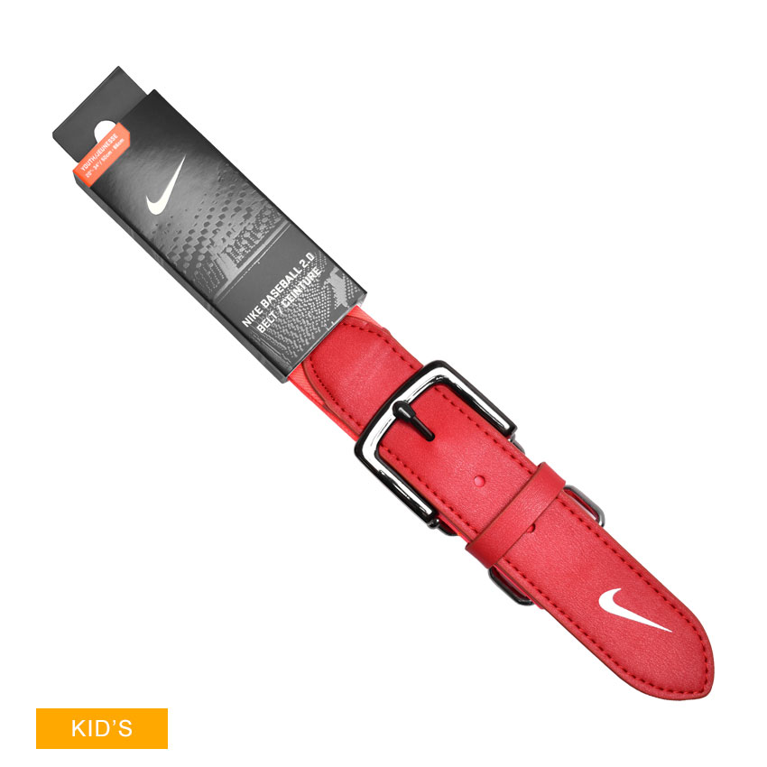 【楽天市場】【ゆうパケット配送】 ナイキ ベルト NIKE YOUTH BASEBALL BELT 2.0 キッズ ジュニア 子供 レッド 赤