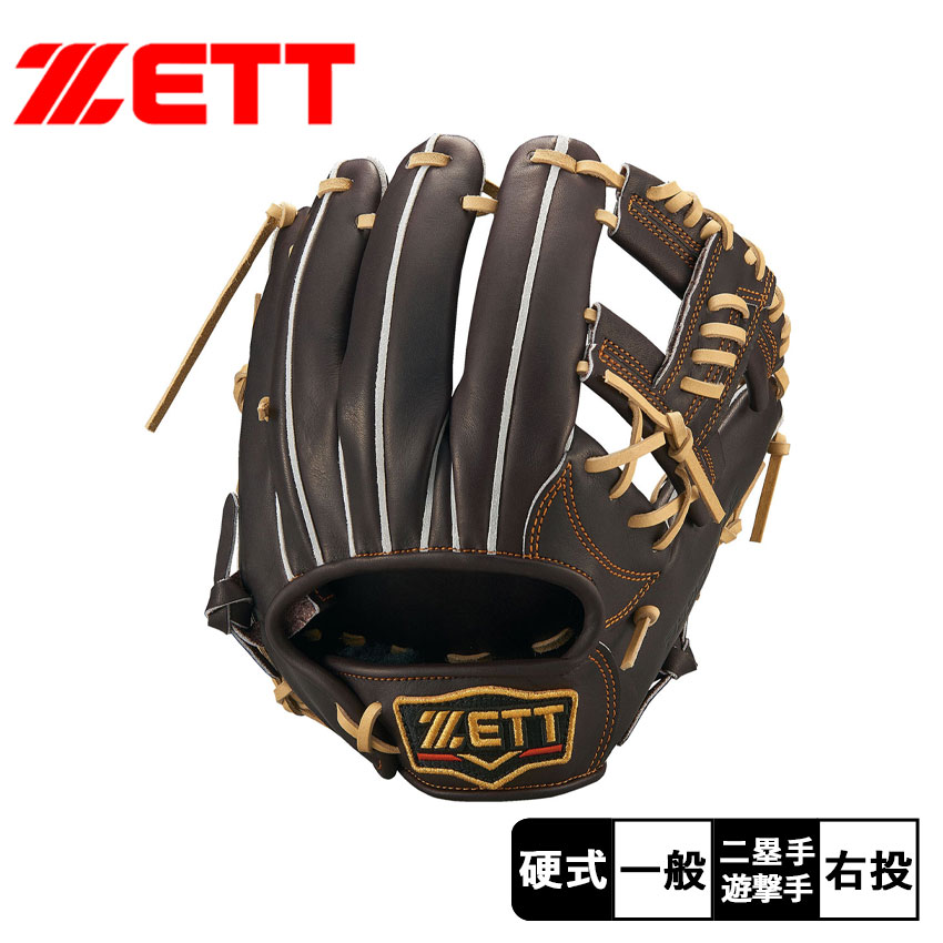 ZETT PROSTATUS 野球グローブ 右手用 黒 ZETT PROSTATUS軟式用グローブ黒