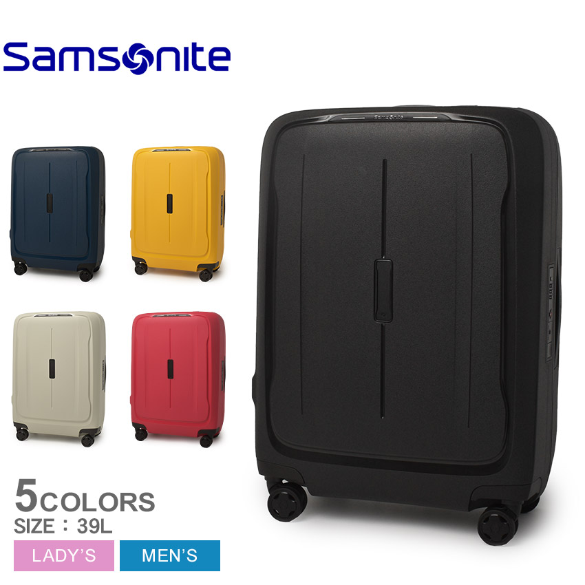 【楽天市場】【年末年始SALE 開催中！】サムソナイト スーツケース SAMSONITE エッセンス スピナー69 メンズ レディース ブラック 黒  ネイビー 紺 ESSENS SPINNER69 146911 キャリーケース キャリーバッグ 軽量 軽い シンプル 88L 88リットル ...