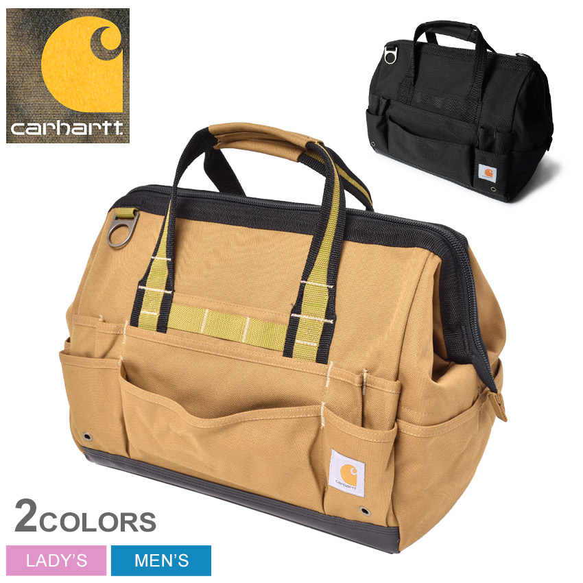 カーハート ハンドバッグ Carhartt 16インチツールバッグ メンズ レディース ブラック 黒 ベージュ ブラウン 16 Inch Tool Bag 工具入れ 撥水 工具箱 収納 かばん おしゃれ ブランド ポケット ワーク アメカジ アウトドア 工具 Bouncesociety Com