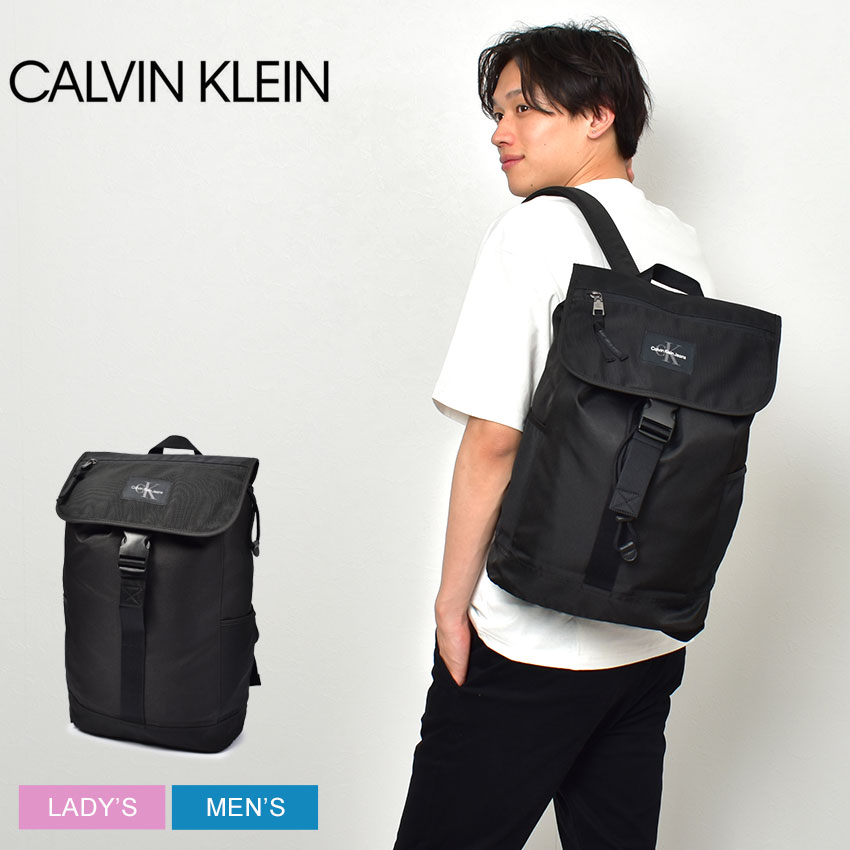 ＼大決算セール開催中★／カルバンクライン バックパック CALVIN KLEIN スポーツ エッセンシャルズ フラップ BP43 バッグ CB メンズ  レディース ブラック 黒 SPORT ESSENTIALS FLAP BP43 BAG CB K50K510097 ユニセックス リュック 