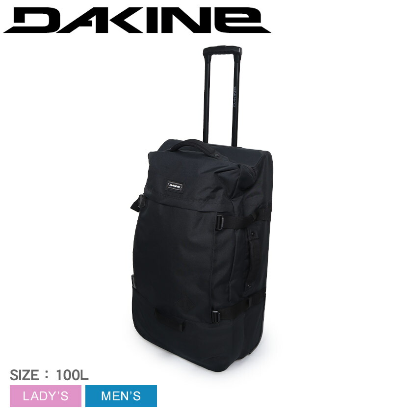 楽天市場】ダカイン バッグ DAKINE 365 ROLLER 100L メンズ レディース ブラック 黒 BD237129 100リットル  スーツケース キャリーケース キャリーバッグ 修学旅行 海外旅行 出張 ホームステイ 大型 大容量 ロゴ 5泊 6泊 7泊 : Z-CRAFT