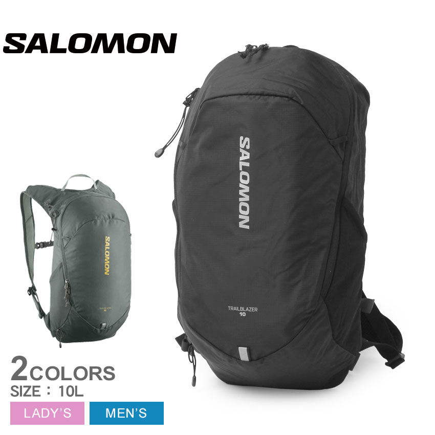 【楽天市場】サロモン バックパック SALOMON TRAILBLAZER 10 メンズ レディース ブラック 黒 グリーン 緑