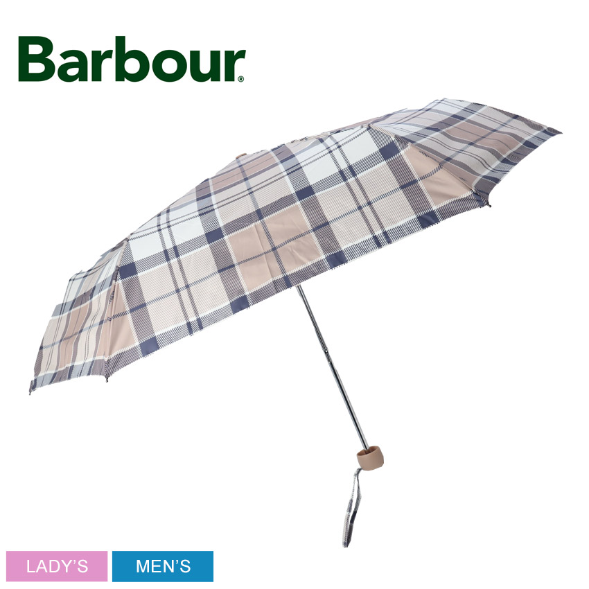 BARBOUR バブアー 傘 Portree Tartan Umbrella メンズ レディース ブラウン LAC0154 ブランド ロゴ クラシック シンプル おしゃれ 雨具 悪天候 チェック柄 上品 通勤 プレゼント 贈り物 ギフト|slz|