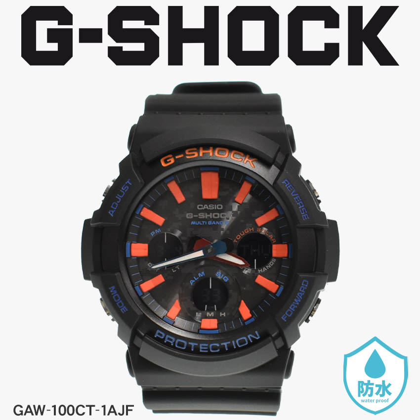 21年春の 1000円引きクーポン 対象 お取り寄せ商品 ジーショック 腕時計 G Shock メンズ ブラック 黒 Gaw 100ct 1ajf Gショック 定番 ウォッチ 時計 アナログ デジタル カジュアル ギフト プレゼント 耐衝撃 アウトドア 防水 ソーラー 福袋特集 21 Silk Water Ge