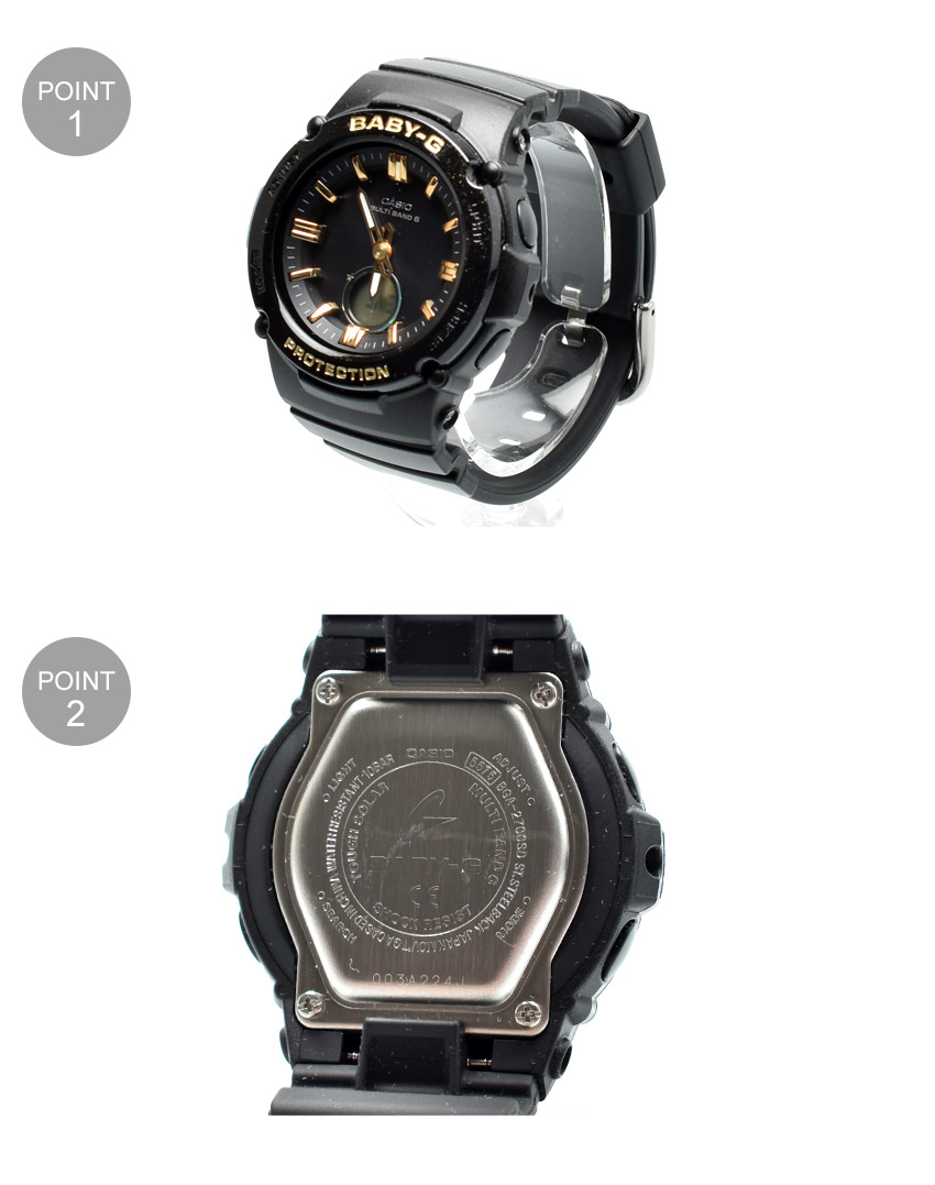 1000円引きクーポン 対象 お取り寄せ商品 ベイビージー 腕時計 Baby G レディース ブラック 黒 Bga 2700sd 1ajf Gショック 定番 ウォッチ 時計 デジタル カジュアル ギフト プレゼント 耐衝撃 アウトドア 防水 ソーラー Siteleco Fr