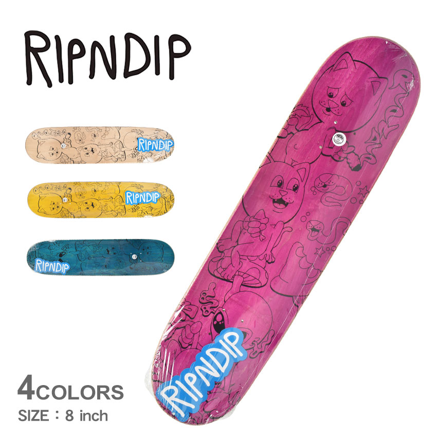 楽天市場】RIPNDIP デッキ リップンディップ スーパー ハイ デッキ メンズ レディース ブラック 黒 SUPER HIGH DECK  RND9635 スケート スケボー デッキ カジュアル ストリート ロゴ 人気 おしゃれ 【ラッピング対象外】 : Z-CRAFT